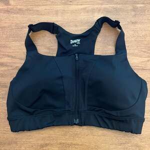 Duluth Trading Co. Women's High-Impact Bonded Zip-Front Bra